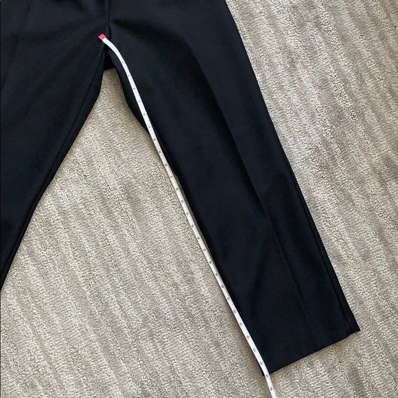 Black Petite High-Waisted Alfred Dunner Knit Pants - Picture 8 of 11